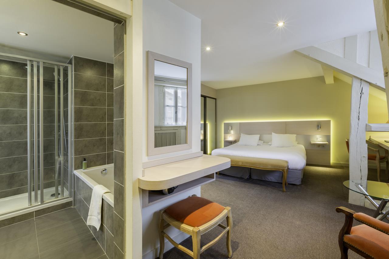 Hotel Restaurant Le Dauphin Et Le Spa Du Prieure Caen Buitenkant foto