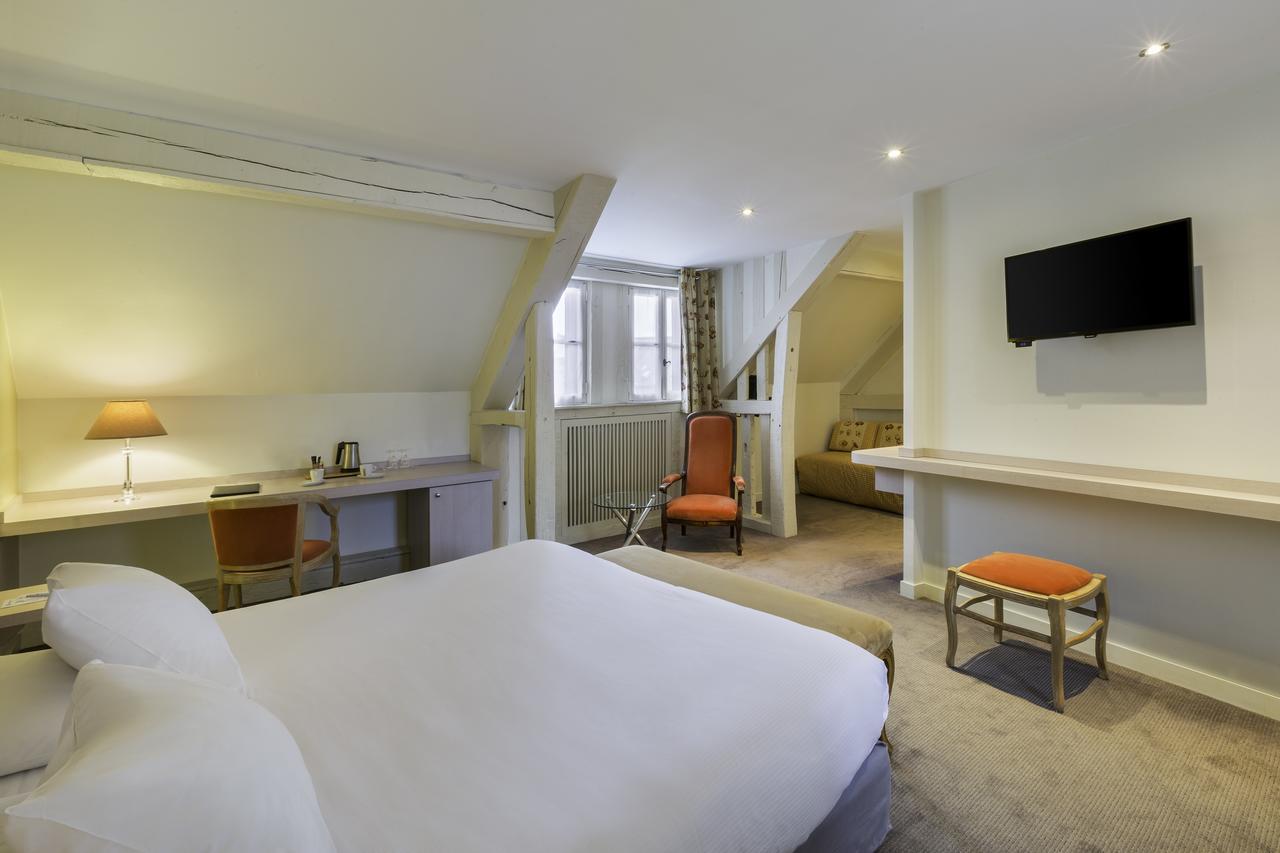 Hotel Restaurant Le Dauphin Et Le Spa Du Prieure Caen Buitenkant foto