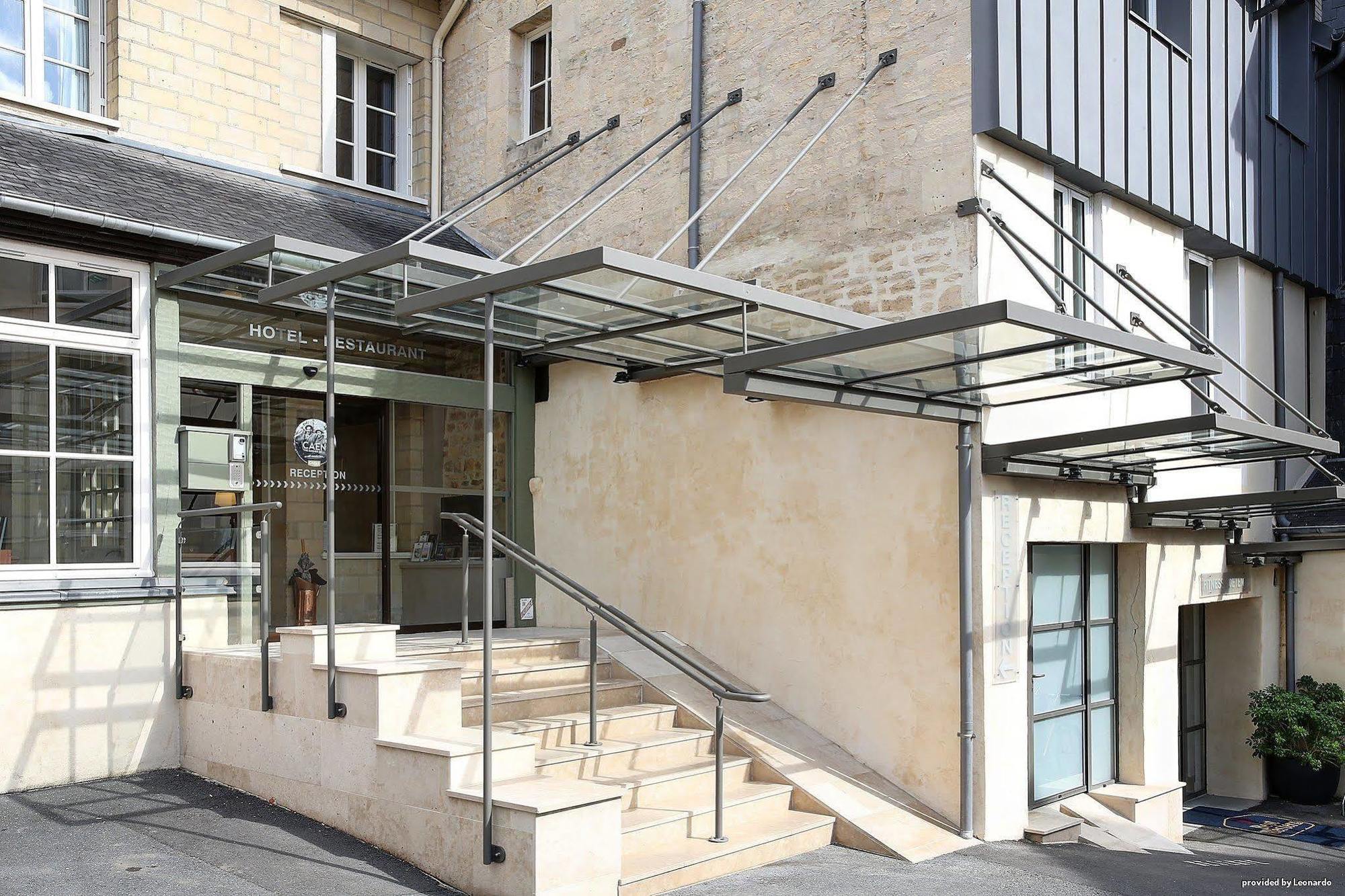 Hotel Restaurant Le Dauphin Et Le Spa Du Prieure Caen Buitenkant foto