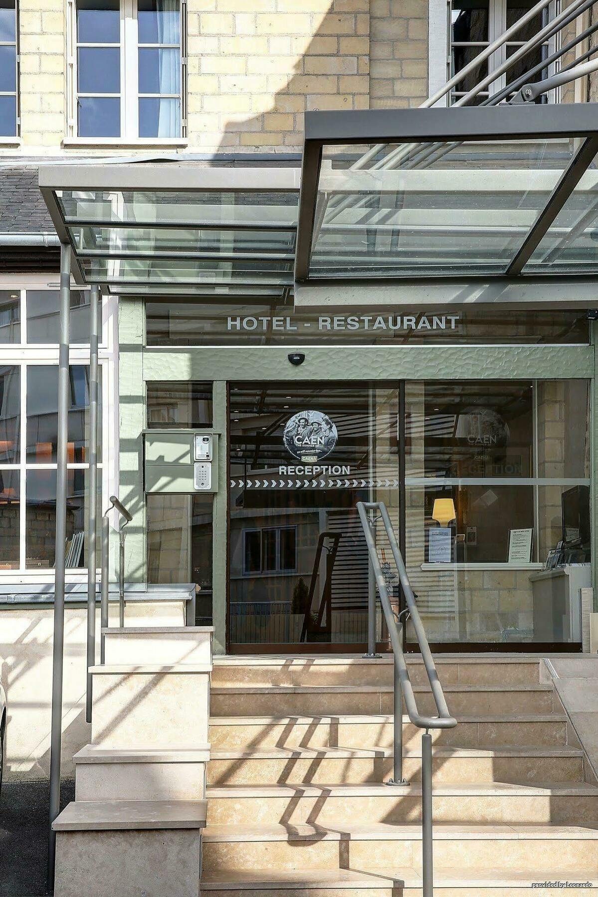 Hotel Restaurant Le Dauphin Et Le Spa Du Prieure Caen Buitenkant foto
